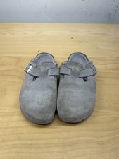 Birkenstock Boston Shearling Lined Clog Grey Women  s 37 Ladies Size 6 Regular