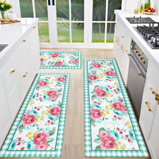 Pioneer Woman Kitchen Rugs And Mats Non-Skid Washable For Floor Floral Pioneer