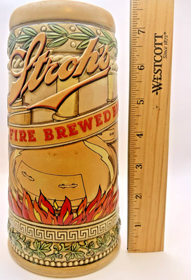 STROH'S Fire Brewed Beer Stein Heritage Series VI