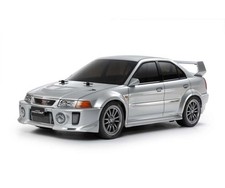 Tamiya Mitsubishi Lancer Evo V (TT-02) 1:10 Bausatz mit Regler - 300058713