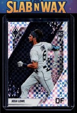 2022 Panini Chronicles Josh Lowe #8 Tampa Bay Rays Phoenix Pink Pulsar