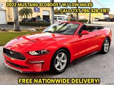 2022 Ford Mustang EcoBoost w/ low miles! 🔥FREE DELIVERY! 🔥
