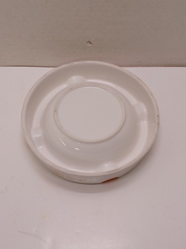Rocky Patel Art Deco Circular White Cigar Ashtray w/ Orange Slots & Logo F1 - Bild 4 von 5