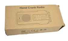 Hand Crank Radio Purple Color Emergency Camping AM/FM/ NOAA Hand Crank