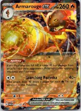 Pokemon Armarouge ex 27/182 Paradox Rift Double Rare Normal NM TCG Fire