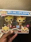 Funko Pop! Vinyl Sonic Super Sonic & Super Shadow Flocked TargetCon 2026