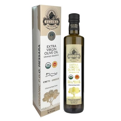 Ellora Farms, Organic Greek Extra Virgin Olive Oil, Single Estate PDO Messara...