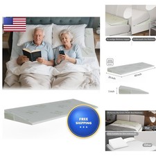 GIVANLEE Queen Size Wedge Pillow 5" H for Acid Reflux Relief