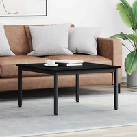 Couchtisch Schwarz Eichen-Optik 80 X 80 X 45 Cm Holzwerkstoff