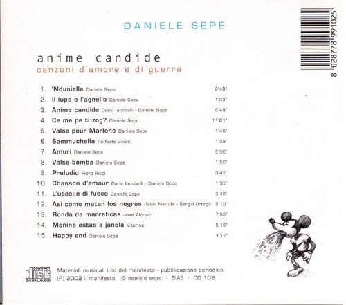 Daniele Sepe: Anime Candide - CD - Picture 2 of 2