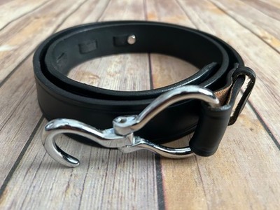 小物 TORY leather belt 34 black Tory English Bridle Leather Belt Black 2280 Men's Size 34 | eBay
