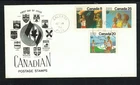 Canada #681-83, 1976 Olympic Ceremonies set, Artcraft cachet FDC