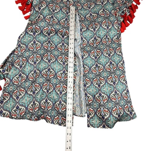 Anthropologie Sachin & Babi Maxi Dress size 0 Tassel V-Neck Fit and Flare NWT - Picture 7 of 17