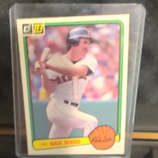 Donruss 1983 Wade Boggs Boston Red Sox Rookie Baseball Trading Card #586. rookie card picture