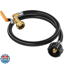 Alloxity Propane Refill Adapter for 1 lb. Tanks, 3FT Propane Refi