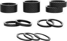ZTZ 11PC Headset Spacer Set for 1-1/8 Fork Stem Aluminum Carbon Fiber Washer Kit