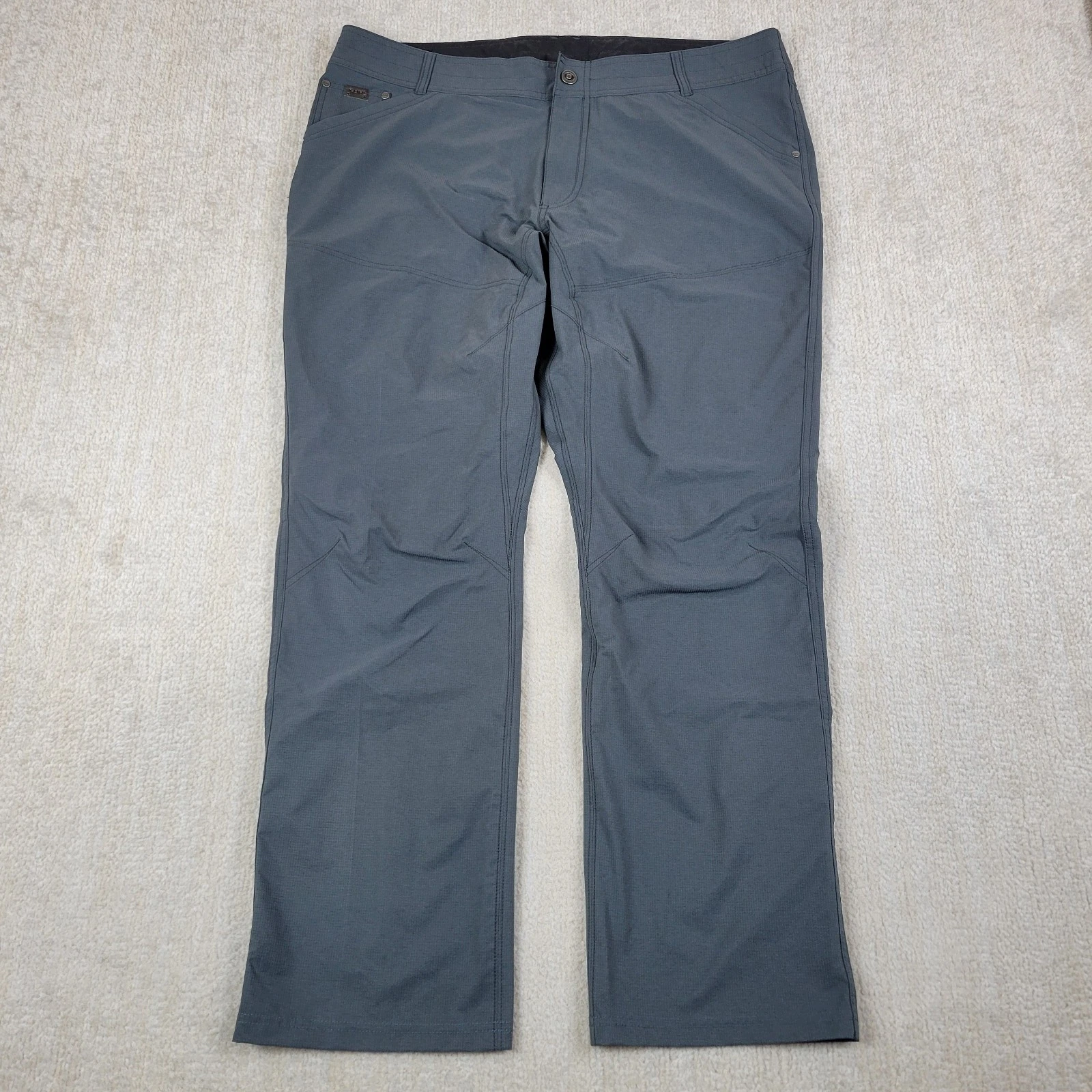 Kuhl Pants Mens 40x32 Gray Silencr Cargo Fishing Hiking Lightweight Trouser