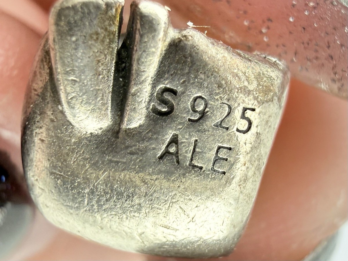 PANDORA ALE 925 STERLING SILVER HAPPY BUDDHA CHARM BEAD K778D View 3