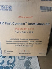 Easy Fast, Connect Installation Kit For Mini Split Air Conditioner, N Heat Pump