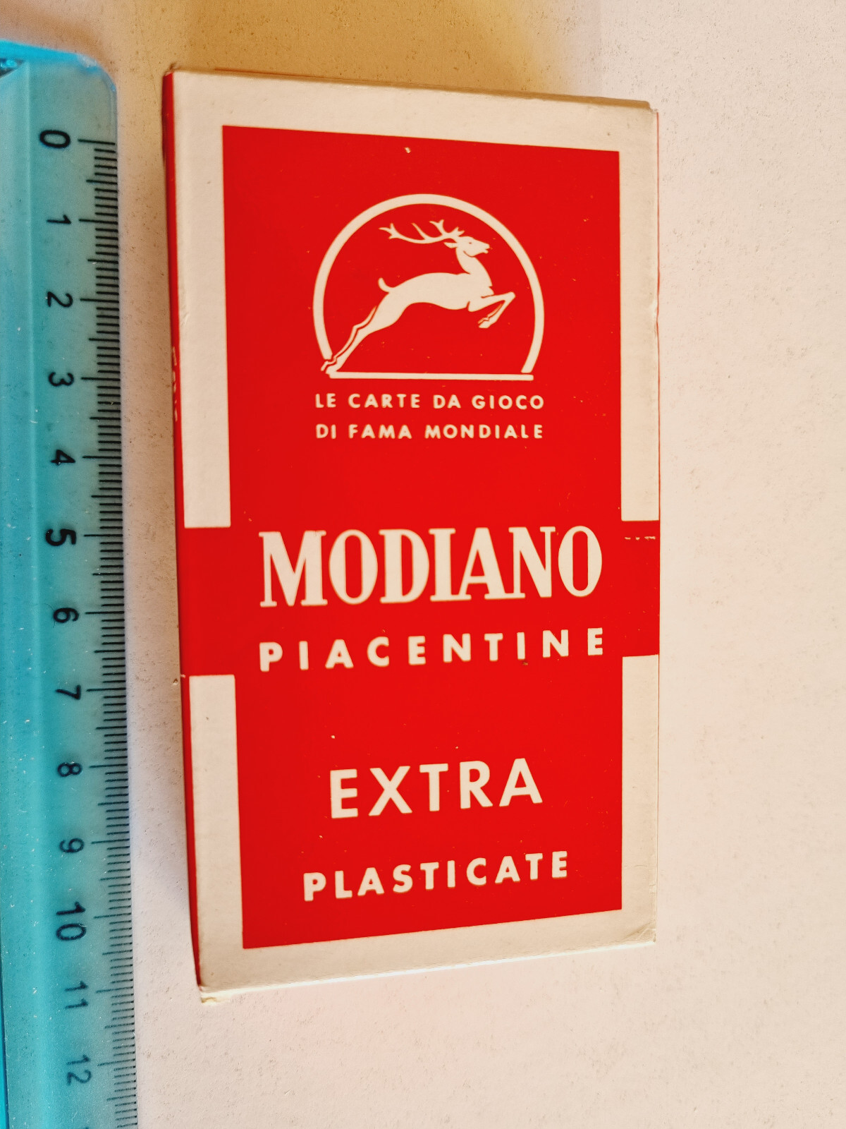 Karten Von Spiel Piacenza Modiano Versiegelte Besen Original