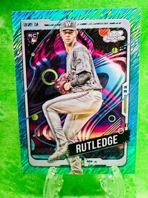 Jackson Rutledge /199 AQUA  2024 Topps Cosmic Chrome #172 Washington Nationals