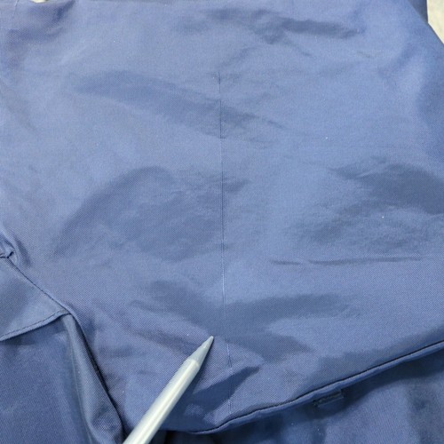 Correctional Industries Officer Rain Coat Mens Large Blue Full Zip Uniform VTG - Picture 9 of 22