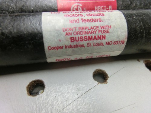 (LOT OF 9)  FUSETRON FRS-R-1 4/10 TIME DELAY CLASS RK5 600V a.c. - Picture 5 of 7