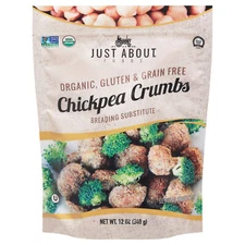 Just About Foods Chickpea Crumbs 12 oz (Pack of 6)