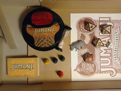 JUMANJI JUEGO DE MESA MB 1995 EL ORIGINAL EN ESPAÑOL - Imagen 3 de 8