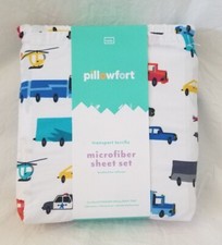 3 pc Pillowfort Transport Terrific Twin Sheet Set NIP