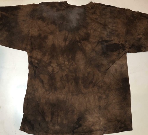 The Mountain Moose Forest Antlers Elk Deer Animal Brown Cotton Shirt M-L - Picture 3 of 5