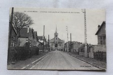 Athis Mons, Avenue Jean Jaurès and Church ND of Lourdes, Essonne 91