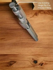 Perfect Products Door Saver 3 III Residential Hinge Pin Door Stop Satin Nickel