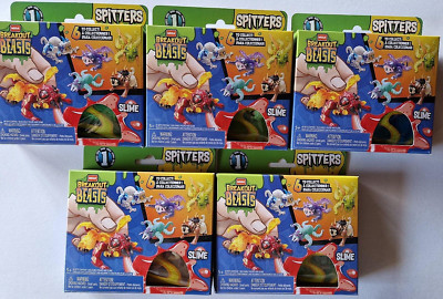 Mega Construx Breakout Beasts Serie 1, 5er Pack, 5 Stück, Abverkauf, NEU/OVP