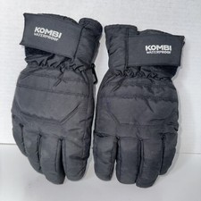 Kombi Waterproof Winter Gloves Unisex L Black Thinsulate Insulated Ski Snow