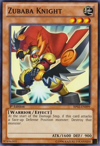 Zubaba Knight - BP02-EN099 - Common - Unlimited Edition x3 - Near Mint
