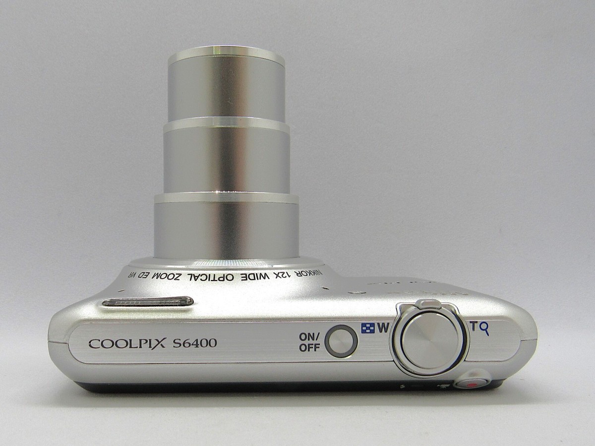 Exc+3] Nikon COOLPIX S6400 Silver Compact Digital Camera