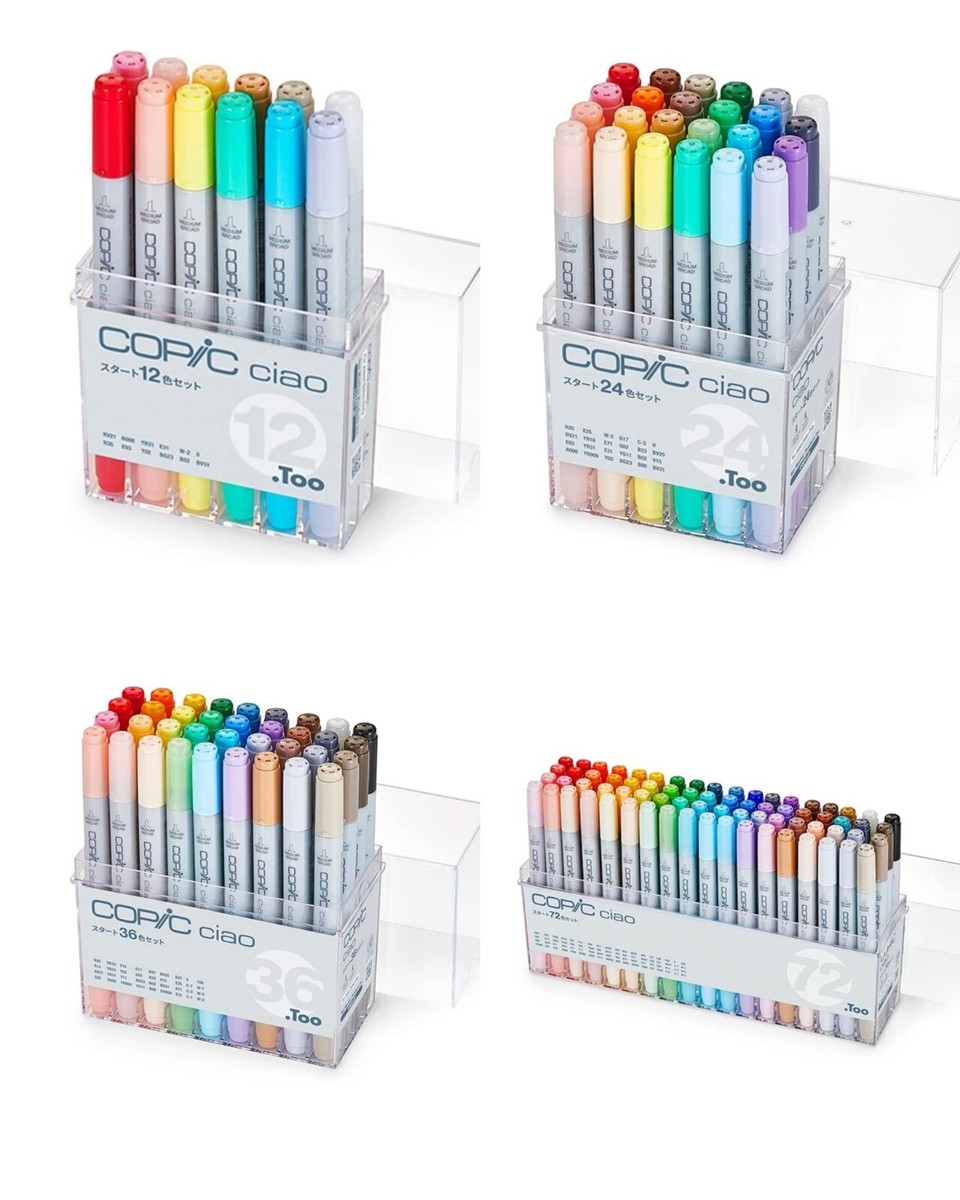 Copic Ciao Sketch Marker Start Set Artist Markers JAPAN Copic Ciao Sketch Marker Start Set Artist Markers JAPAN