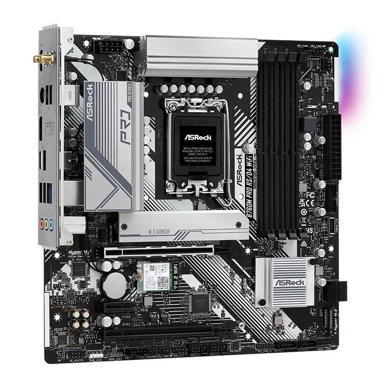 For ASRock B760M Pro RS/D4 WiFi LGA 1700 Intel B760 DDR4 Micro ATX