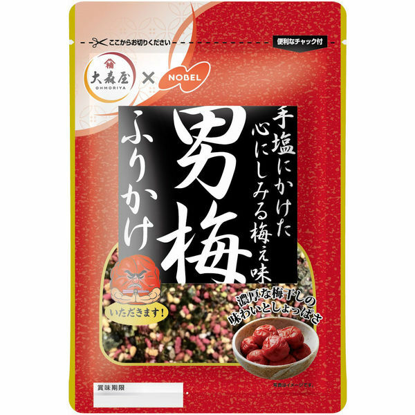 Omoriya, Otokoume Furikake, Dried Umeboshi & Sea Weed, 35g, Japan