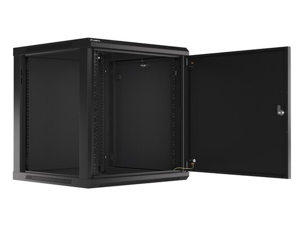 5901969430172 Lanberg WF01-6612-00B Rack 12U Wandmontiertes Regal Schwarz Lanber-image