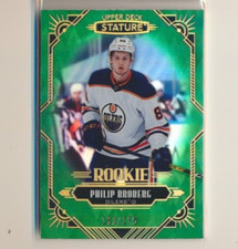 2020-21 Upper Deck Stature Green Rookie 173 Philip Broberg /175 Edmonton Oilers