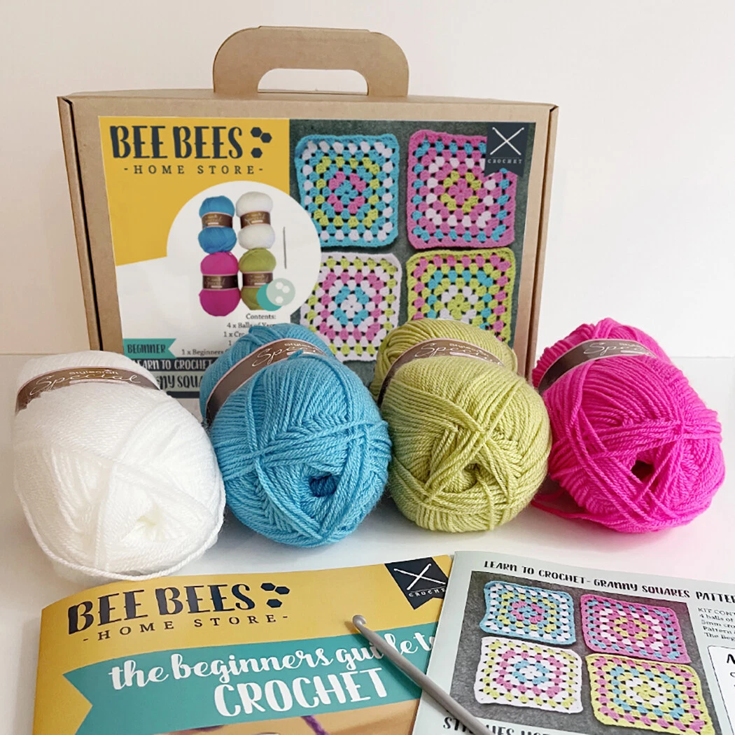 BeeBees Homestore DIY Beginners Crochet Kit