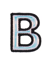 Stoney Clover Lane Silver Holographic Letter Patch