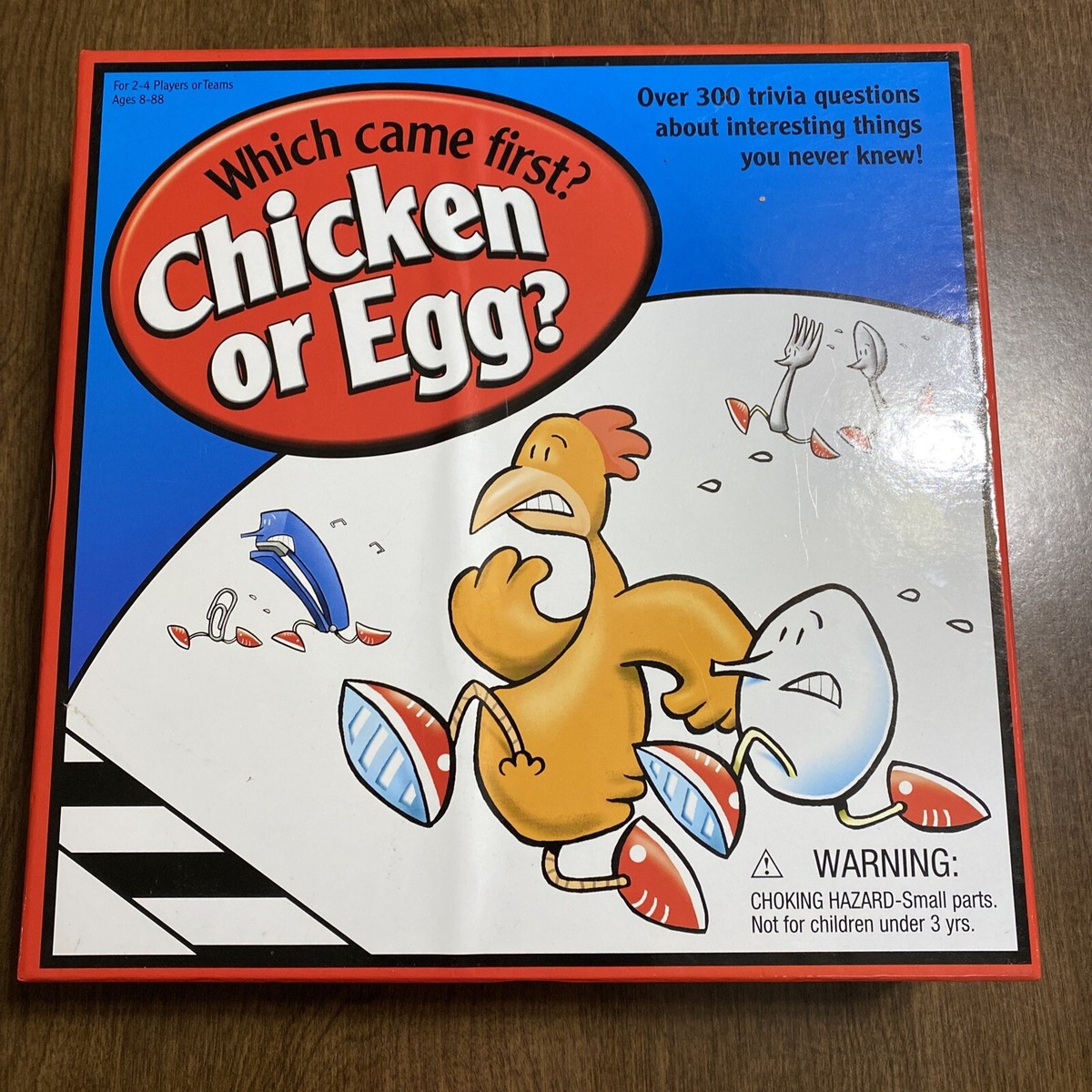 Which Came First the Chicken or the Egg? Trivia Family Board Game