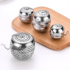 Infusore colino palline da tè filtro a rete in acciaio inox erbe foglie filtri spezie