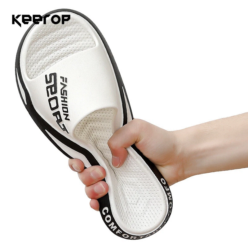 Sandalias De Suela Gruesa Para Hombre Zapatillas De Lujo Chanclas Deportivo Moda