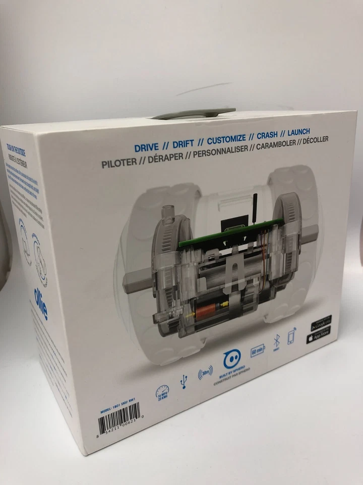 Sphero Orbotix 1B01RW1 Ollie Remote App-Controlled Robot - White / Blue - Image 2 of 2