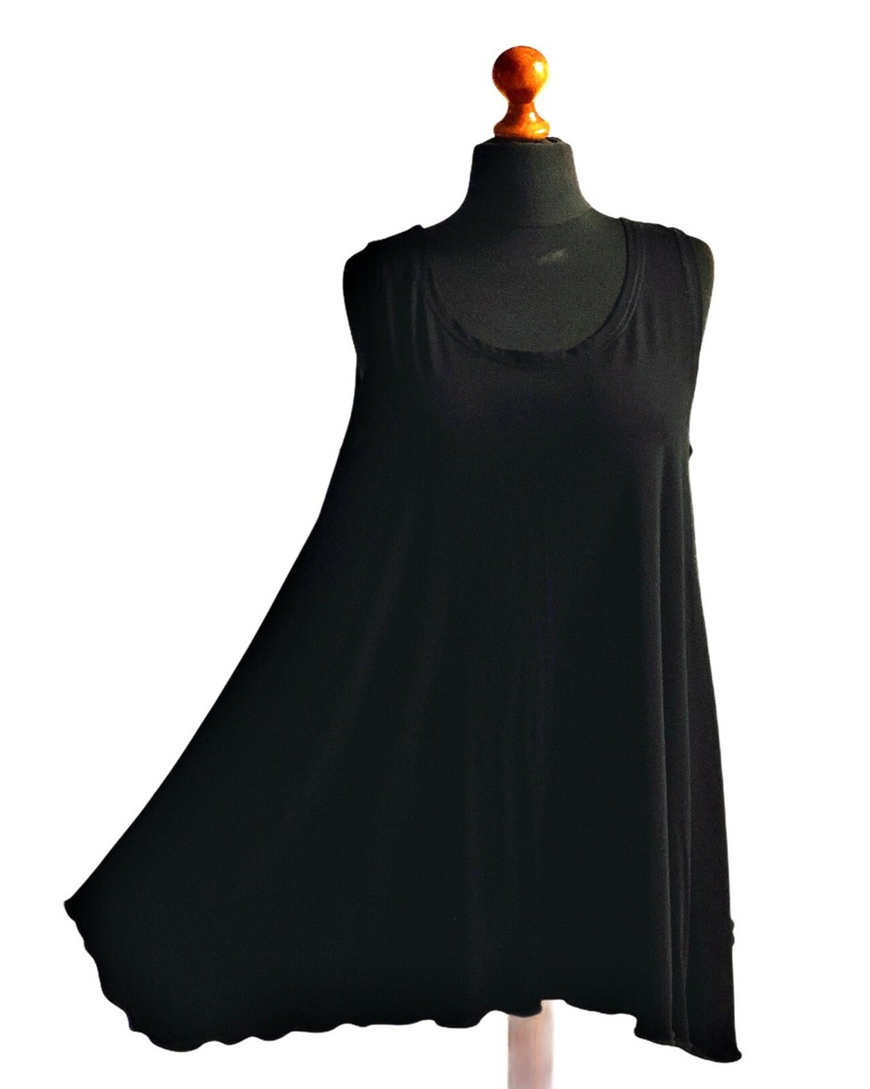 Ana Torroja Lagenlook A Linie Basic Top Tunika Jersey 2 Größen 44 46 Lemania 5100