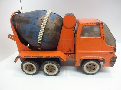 wooden cement mixer toy